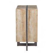 Taburete de bar industrial Garrett 70h cm