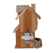 Casa de madera con led natural cm19x14h31