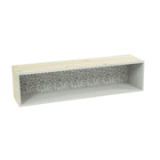 Estante rectangular de madera Rebecca cm60x15x15