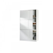 2 puertas correderas 2 -cm 120 x 50 x 200 kit blanco