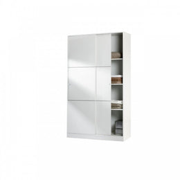 2 puertas correderas 2 -cm 120 x 50 x 200 kit blanco