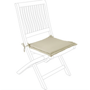 Cojín poli beige 42x42xH3 cm bizzotto