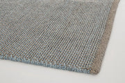 Alfombra de exterior azul de fibra sintética tejida a mano 170x240