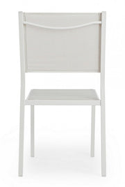 Silla Hilde Cloud blanca para exteriores cm 46 x 57 x 88 h