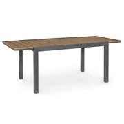 Mesa extensible Elias de aluminio 140-200x90 cm