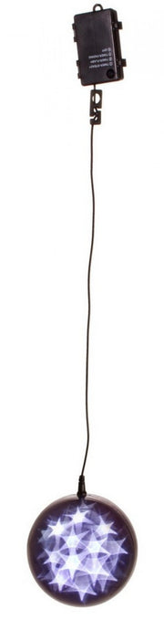 Lámpara Sfera Pl D150 con 24 Luces en Negro