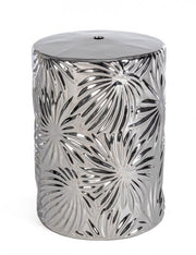 Taburete Sfinge Leaf Plata Cod.0740039