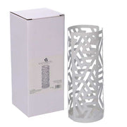 Arrows portavasos redondo de metal blanco cm ø8h20