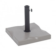 Base de sombrilla cuadrada de hormigón Thessaloniki 25 kg 44,5 x 44,5 x 37,5 cm