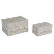 Caja madera lila 1-2 cm22x15h12