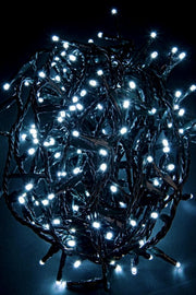 Luz de cadena blanca de 6x 1200L con cable verde de 3 mm IP44