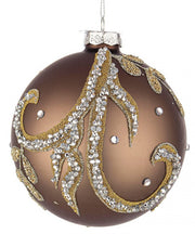 Lámpara colgante marrón en forma de gota, 8x Sfera Vt, D100