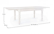 Mesa Collette Extensible Cm. 150-240x90h