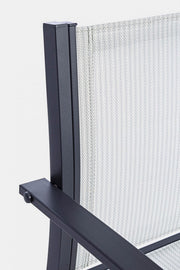 Juego de salón de jardín de 3 piezas en metal Auri antracita