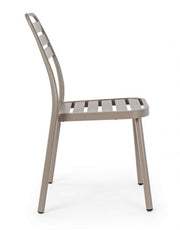 Silla exterior Lennie gris paloma