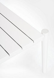 Mesa de centro blanca Calypso 110x60 cm