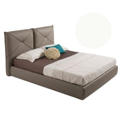 Cama doble contenedor Armonia blanca