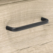 Base mueble TV con 3 puertas abatibles en color roble y gris 160x35xh.53 cm