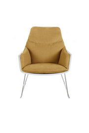 2x Butaca polipropileno amarillo 85cm x 74cm A. 86cm