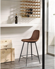 2x taburete de polipiel STS Brigitte