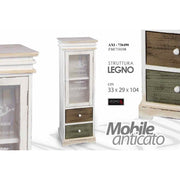 Ancient Madia Mobile con exhibiciones Showcase 33 x 29 x 104 H CM