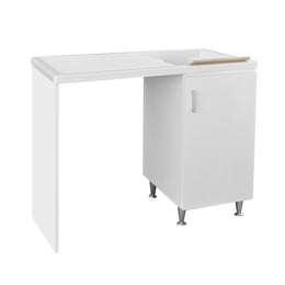 Gabinete de madera con lavadora + Mod. Cubierta IDEX