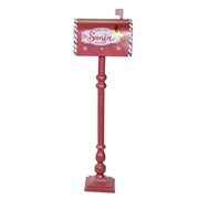 Buzón metálico rojo cm32,5x16h100