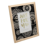 Marco de fotos de mesa de madera maorí rectangular cm24x2h29