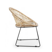 Sillón rústico Natural Cayes