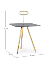 Mesita Inesh Rock Qu 40X40