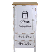 Cómoda Breslavia 1 puerta y 2 cajones cm50x38xh100