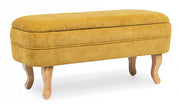 Chenille Ocher Ochable Contable Bench 102 cm