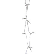 Luz hilo transparente 80 led 5mm blanco calido cm750 alimentacion fija 0,5xh750