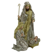 Belén resina oro blanco cm24,5x19,5h39,5