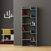 Librería oppa gris tórtola turquesa 60x162