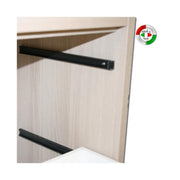 Mueble tabla de planchar de olmo madera melamínico con 3 cajones cm 44x57xH.89