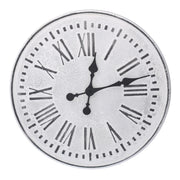 Reloj de metal blanco y negro cmø48x4,5