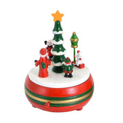 Caja de música de madera cm ø13h20,5