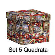 Caja cartón 1-5 londres cuadrado cm 27,7x27,7h19,3
