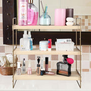 Estantería hobby 3 estantes 40x13x40 bronce ASZ1572