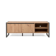 Mueble para TV roble antracita cm 160 x 55 x 40 h