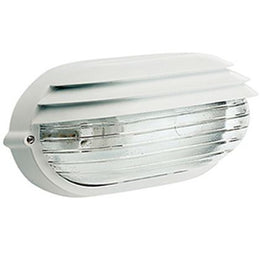 Aplique de línea de párpado ovalado blanco grande E27