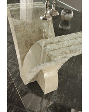 Mesa fija 180 x 100 - Transparente - Papillon