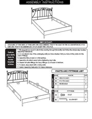 Cama matrimonio nudos blancos 160x195x115h cm