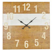 Reloj de madera cuadrado ea-6429 cm. 91,5 x 5,5 horas 91,5