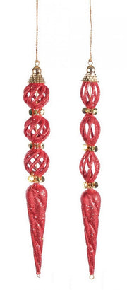 Pendaglio de Moda Ghiaccio Rosso Ass 12x