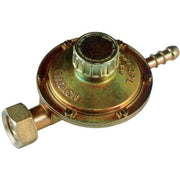 Regulador de gas con calibración regulable y conexión horizontal