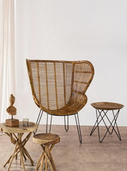 Mesa de Centro de Madera Cm. 56x56