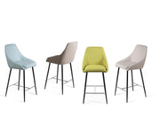 Sgabello en Tessuto 46cm x 49cm H. 97cm