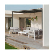 Mesa de centro blanca Calypso 110x60 cm